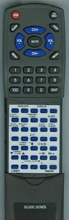 PANASONIC EUR648278 replacement Redi Remote