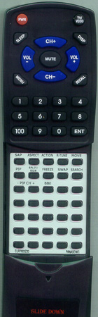 PANASONIC EUR7603Z20 EUR7603Z20 replacement Redi Remote