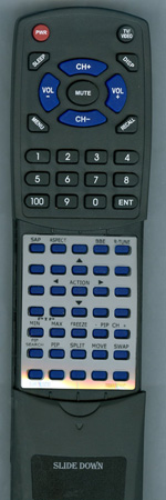 PANASONIC EUR7603Z30 EUR7603Z30 replacement Redi Remote