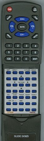 PANASONIC EUR7603Z80 EUR7603Z80 replacement Redi Remote