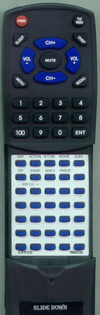 PANASONIC EUR7613Z30 EUR7613Z30 replacement Redi Remote