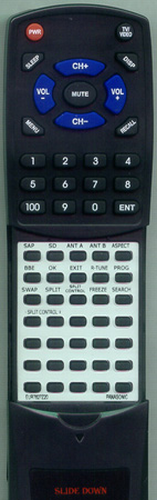 PANASONIC EUR7627Z20 replacement Redi Remote