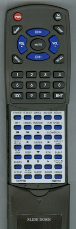 PANASONIC EUR7631020 EUR7631020 replacement Redi Remote