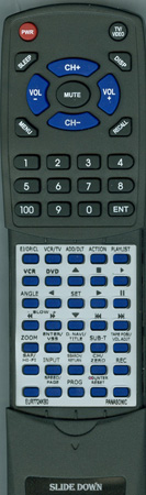 PANASONIC EUR7724KB0 EUR7724KB0 replacement Redi Remote