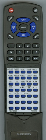PANASONIC N2QAHB000013 replacement Redi Remote