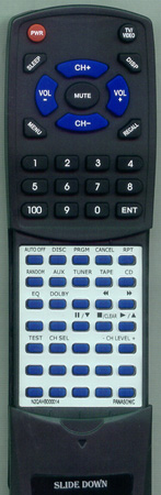 PANASONIC N2QAHB000014 replacement Redi Remote