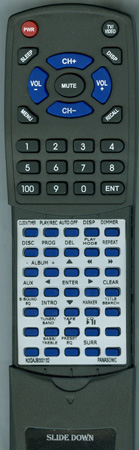 PANASONIC N2QAJB000132 replacement Redi Remote