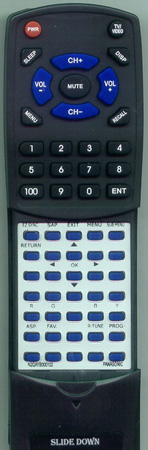 PANASONIC N2QAYB000102 replacement Redi Remote