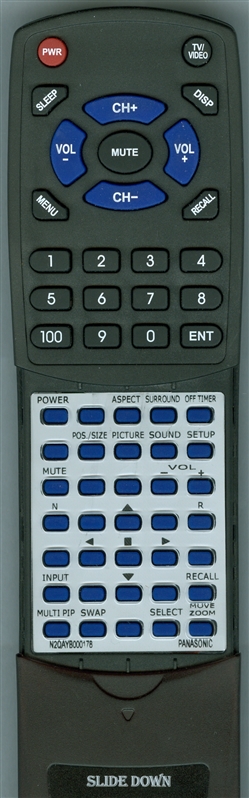 PANASONIC N2QAYB000178 replacement Redi Remote