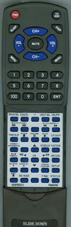 PANASONIC N2QAYB000212 replacement Redi Remote
