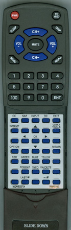 PANASONIC N2QAYB000704 replacement Redi Remote