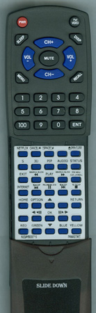 PANASONIC N2QAYB000719 replacement Redi Remote