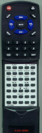 PANASONIC RAK-CH939WK RAKCH939WK replacement Redi Remote