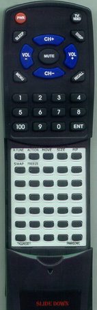 PANASONIC TNQ2AE007-1 TNQ2AE0071 replacement Redi Remote