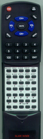 PANASONIC VEQ1576 VEQ1576 replacement Redi Remote