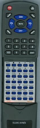 PANASONIC VEQ2287 VEQ2287 replacement Redi Remote
