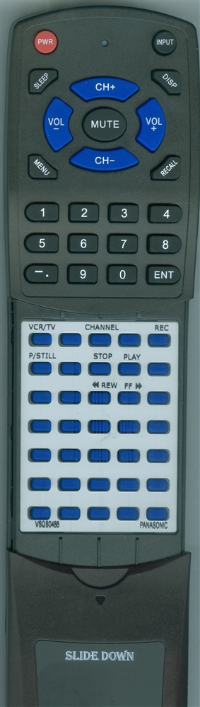 PANASONIC VSQS0488 VSQS0488 replacement Redi Remote