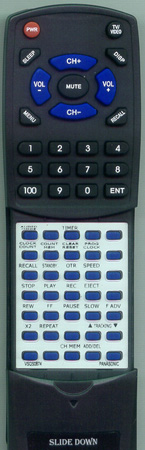 PANASONIC VSQS0874 VSQS0874 replacement Redi Remote