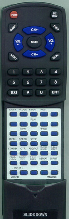PANASONIC VSQS1010 VSQS1010 replacement Redi Remote