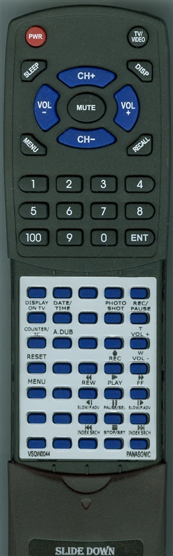 PANASONIC VSQW0044 replacement Redi Remote