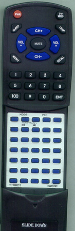 PANASONIC YEFX9992013 YEFX9992013 replacement Redi Remote