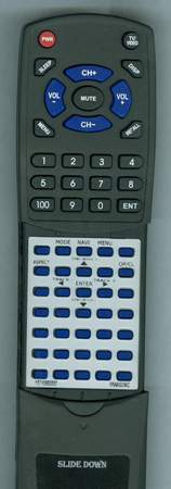 PANASONIC YEFX9992537 YEFX9992537 replacement Redi Remote