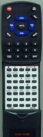 PANASONIC YEFX9995601 YEFX9995601 replacement Redi Remote