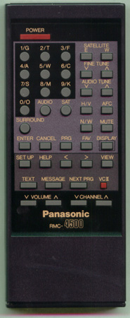PANASONIC RMC-4500 RMC4500 Genuine OEM original Remote