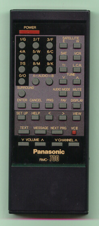 PANASONIC TNQ2655 RMC700 Genuine  OEM original Remote