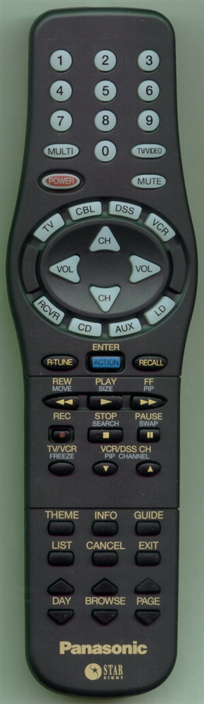 PANASONIC TNQ2AE004-1 Refurbished Genuine OEM Original Remote