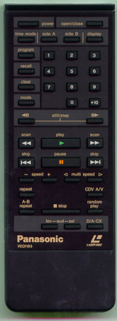 PANASONIC VEQ1183 VEQ1183 Genuine  OEM original Remote