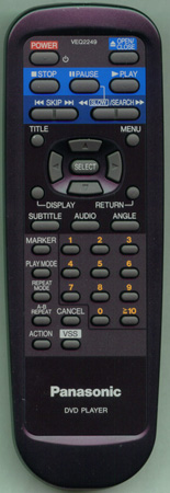 PANASONIC VEQ2249 VEQ2249 Genuine  OEM original Remote
