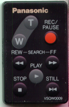 PANASONIC VSQW0009 VSQW0009 Genuine  OEM original Remote