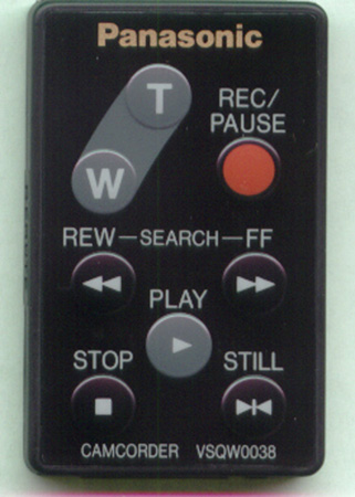 PANASONIC VSQW0009 VSQW0009 Genuine OEM original Remote