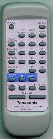 PANASONIC EUR648280 Genuine  OEM original Remote
