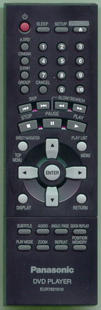 PANASONIC EUR7621010 Genuine OEM original Remote