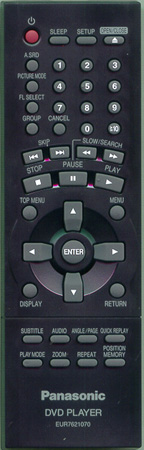 PANASONIC EUR7621070 Genuine OEM original Remote