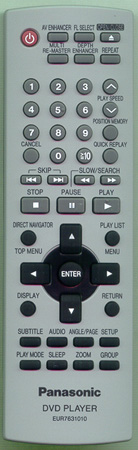PANASONIC EUR7631010 Genuine OEM original Remote
