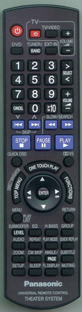 PANASONIC EUR7662YT0 Genuine OEM original Remote