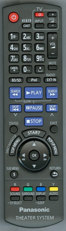 PANASONIC N2QAKB000089 Genuine OEM original Remote
