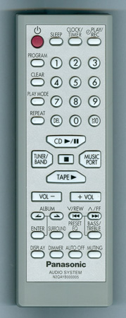 PANASONIC N2QAYB000005 Genuine OEM Original Remote