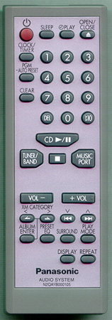 PANASONIC N2QAYB000105 Genuine OEM original Remote