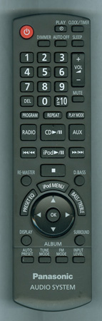 PANASONIC N2QAYB000518 Genuine OEM original Remote