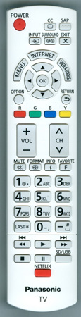 PANASONIC N2QAYB000797 Genuine OEM original Remote