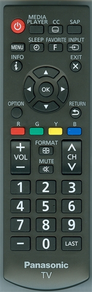 PANASONIC N2QAYB000820 Genuine OEM original Remote