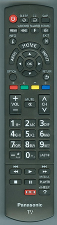 PANASONIC N2QAYB000828 Genuine OEM original Remote