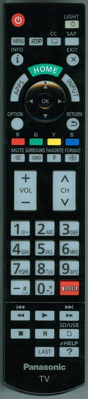PANASONIC N2QAYB000927 Genuine OEM original Remote