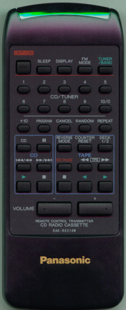 PANASONIC RAK-RX314W Genuine  OEM original Remote