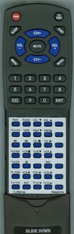 PANASONIC EUR64144 replacement Redi Remote