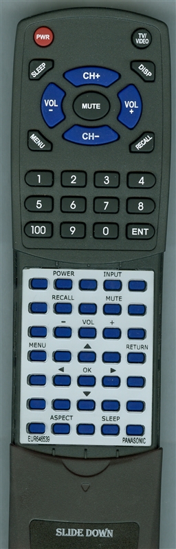PANASONIC EUR646539 replacement Redi Remote